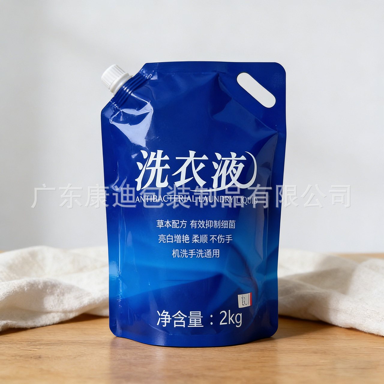 2L Liquid Soap Pouch for Hand Soap with Pump Head