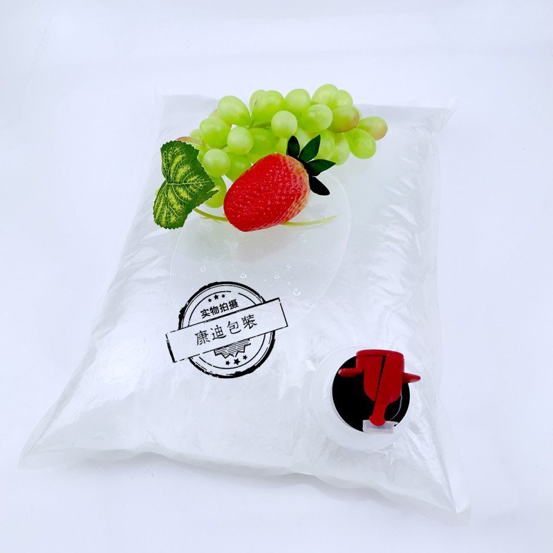 Custom Metallized BIB Wine Pouch | 3 L / 5 L Butterfly Valve with Dispensing Tap