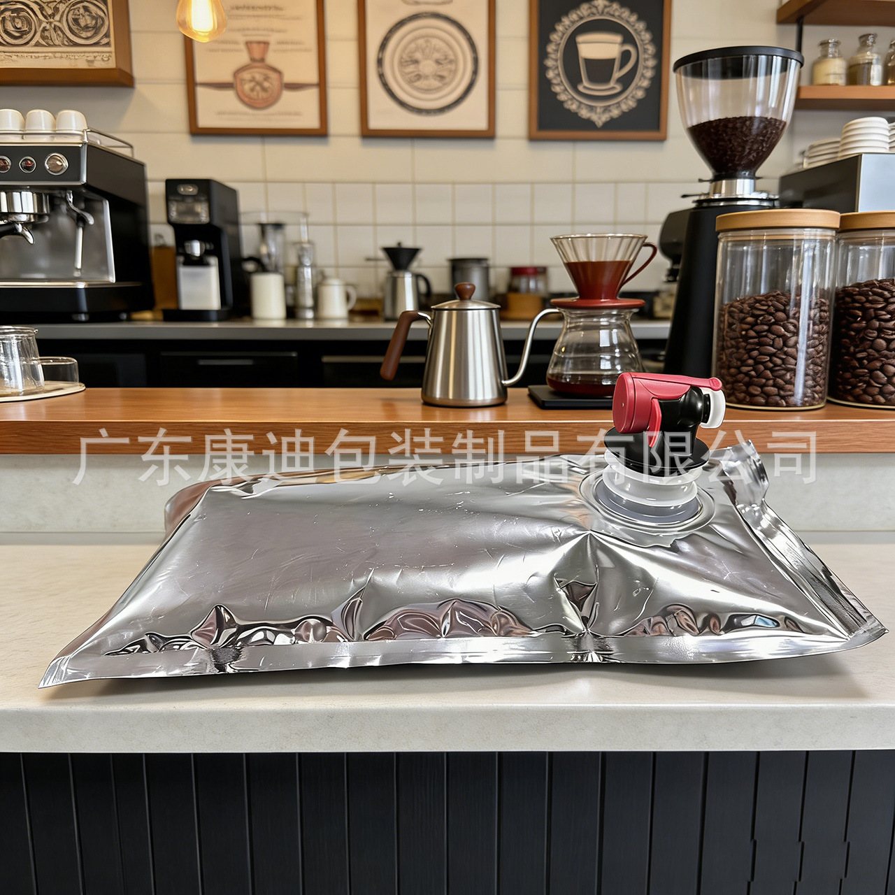 Custom Aluminium Foil Bag-in-Box for Red Wine – Aseptic Liquid Valve Pouch, 1–200 L
