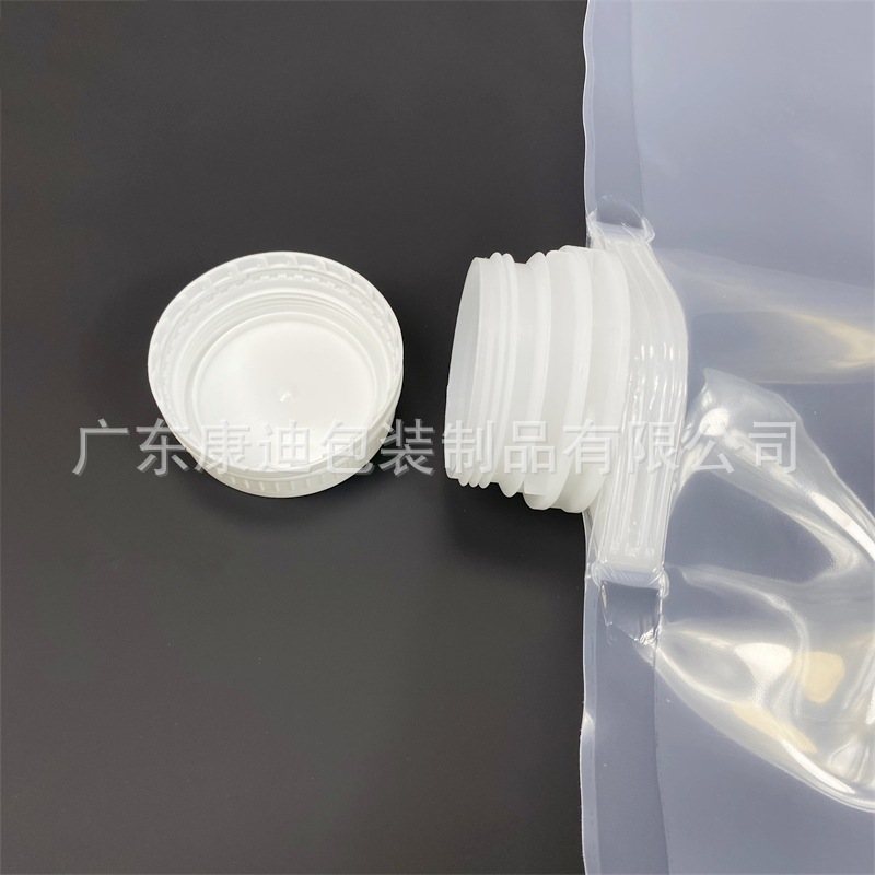5 L Wide-Mouth Clear Stand-Up Spout Pouch | Hand-Carry Liquid Packaging for Water, Juice & Soup