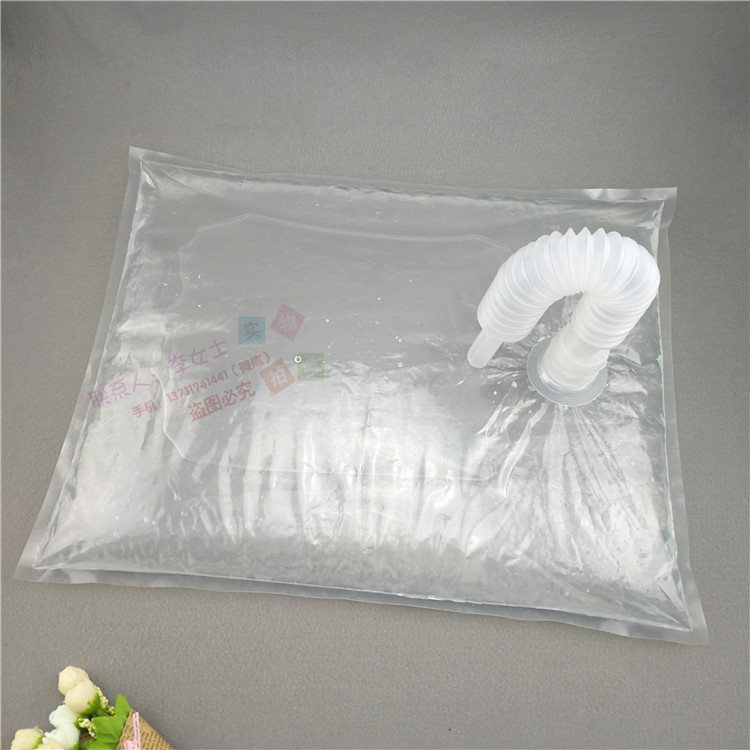 5 L Wide-Mouth Clear Stand-Up Spout Pouch | Hand-Carry Liquid Packaging for Water, Juice & Soup