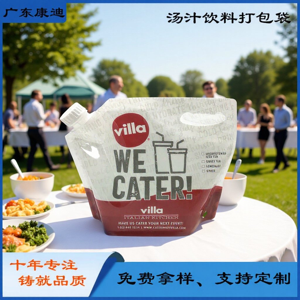 Custom 5 L Spouted Stand-Up Pouch with Handle | Waterproof Slurry & Liquid Building Material Packaging