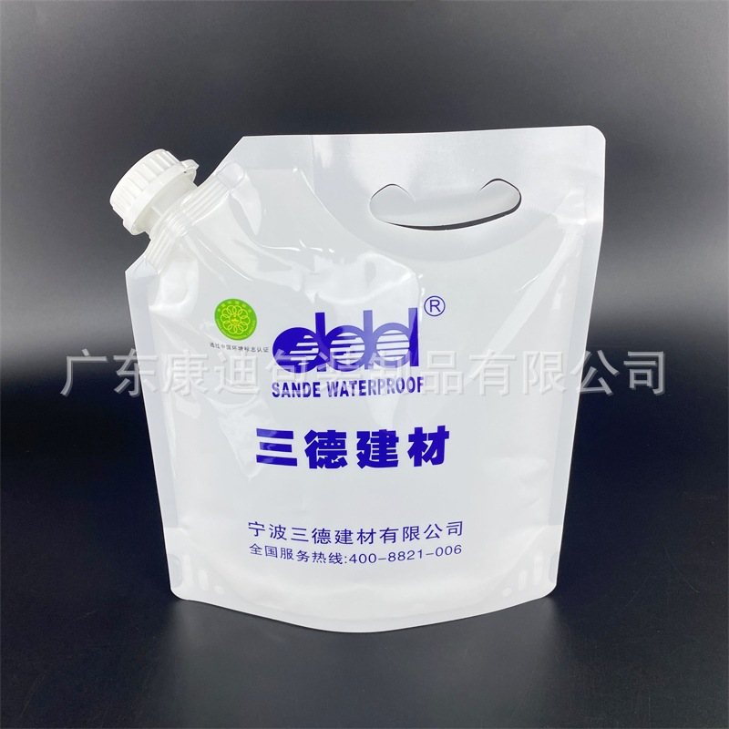5 L Outdoor Drinking Water Stand-Up Spout Pouch with Carry Handle | Custom Liquid Pouch