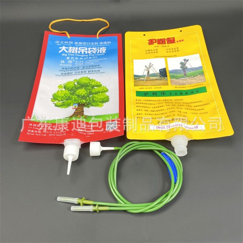 5 L Clear Laminated Stand-Up Spout Pouch with Custom Opening, Screw Cap & Handle for Liquids