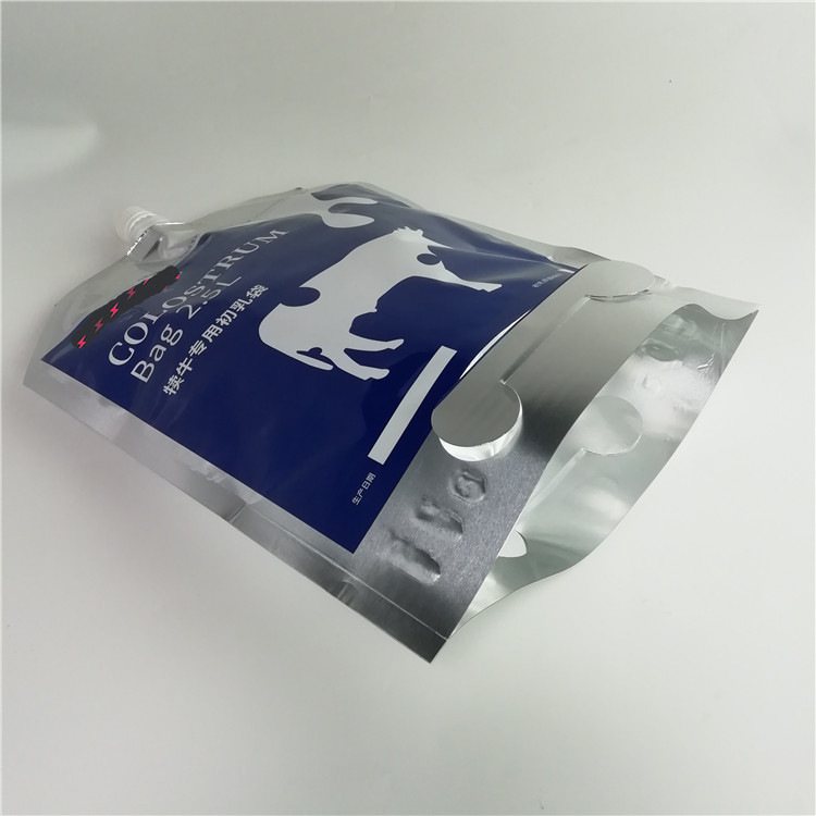 White Calf Colostrum Spout Pouch | 20 mm Feeding Spout | 1–10 L Custom