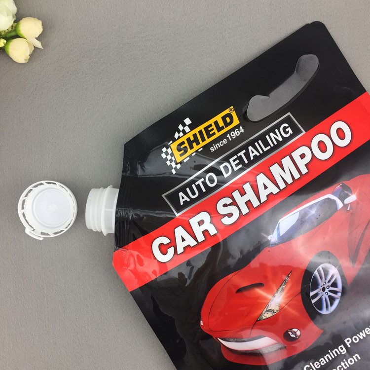 Custom 8.6 mm Spout Pouch Manufacturer | 500 ml Food-Grade Four-Side-Seal Aluminium Liquid Bag for Hydrogen-Rich Water
