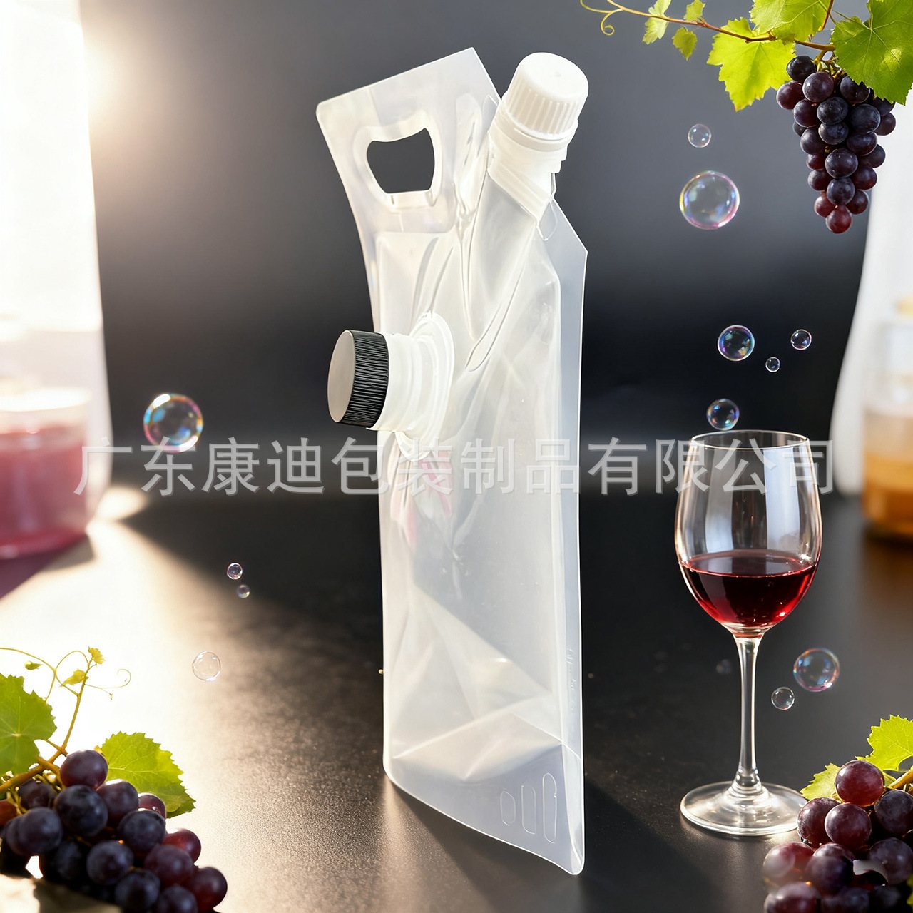 Custom 1 L–5 L Foil Valve Double-Gusset Bag-in-Box Stand-up Pouches for Red Wine, Juice & Liquids