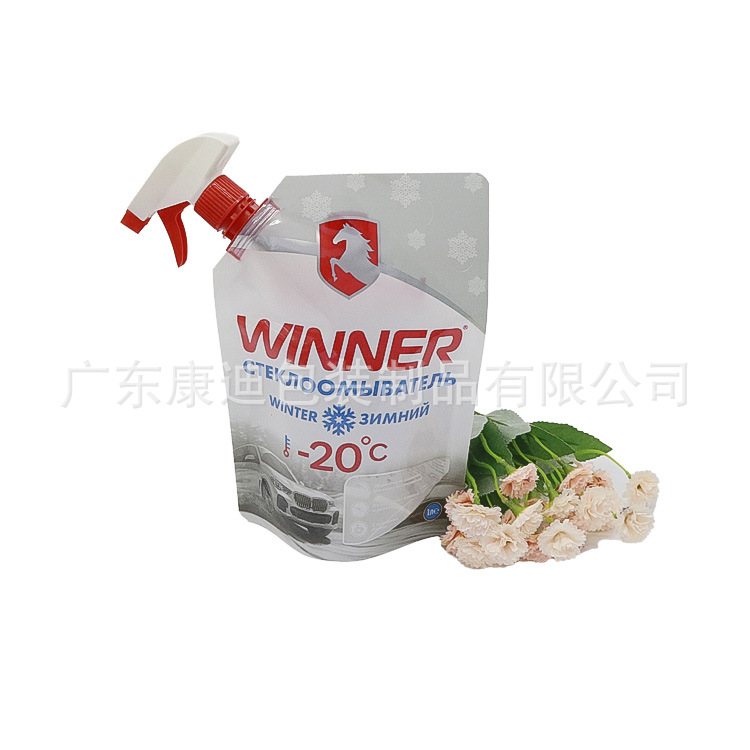 Custom 2 L Butterfly-Valve Spout Pouch for Juice & Red Wine | BIB Double-Gusset Liquid Bag with Handle