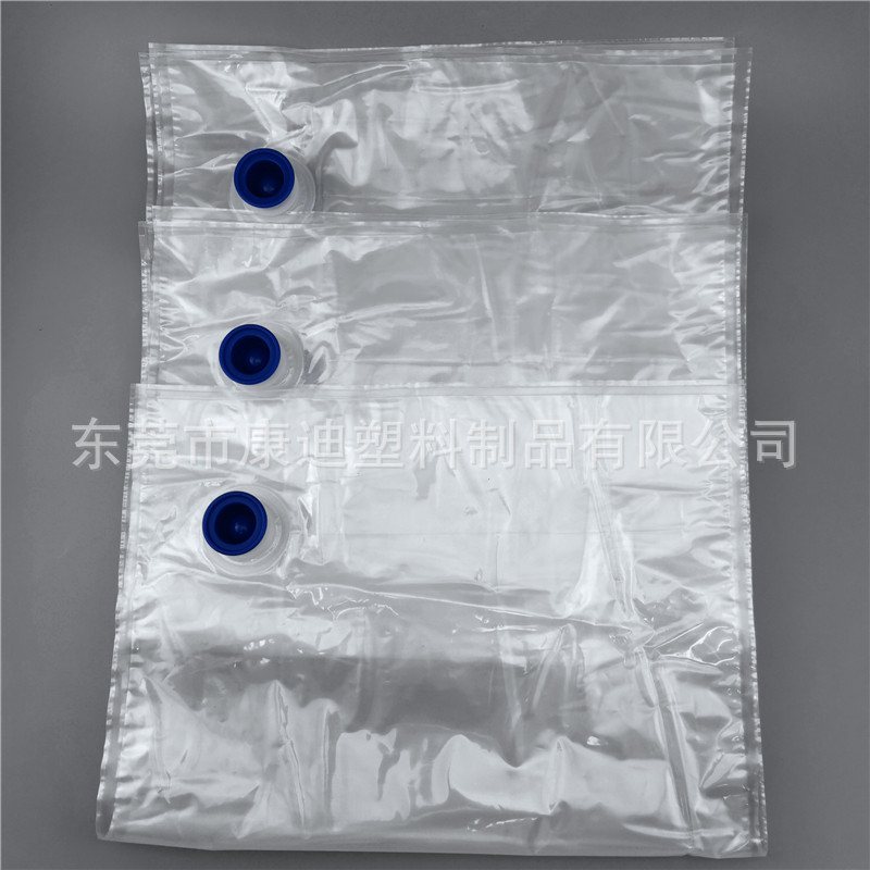 20 L Clear Valve Bag-in-Box | BIB Liquid Pouch for Cooking Oil, Red Wine and Sauce