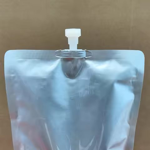 Custom Aluminum Foil Laminated Stand-Up Spout Pouch for Perm Cream & Personal Care Liquids, 1–1000 ml