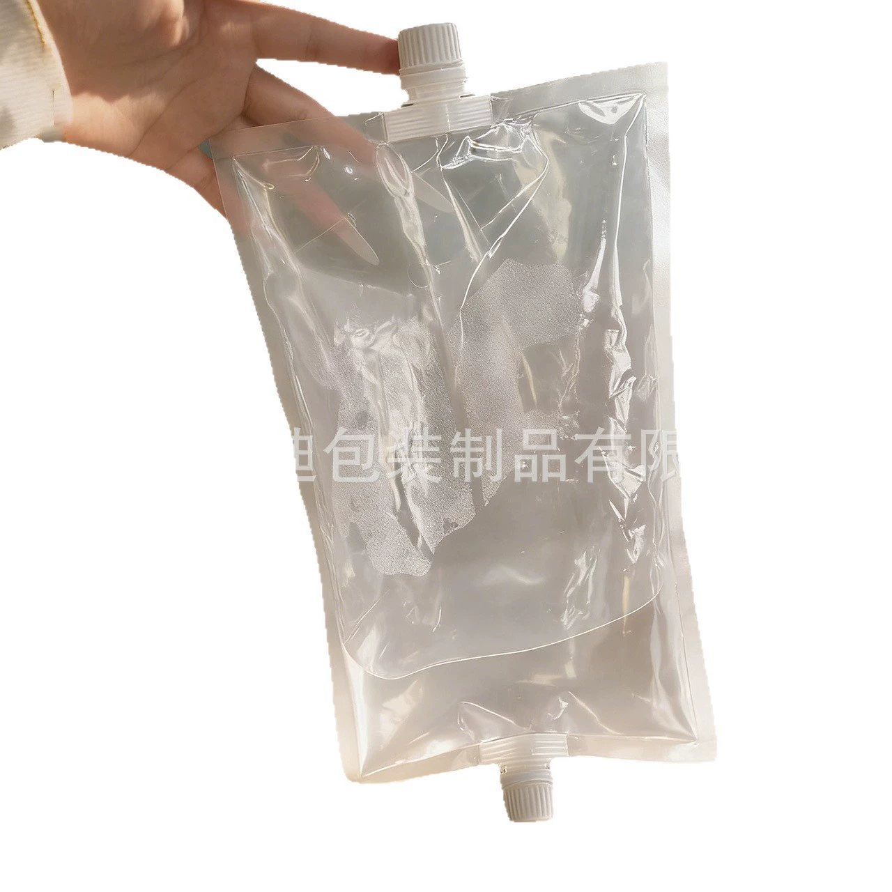 Custom 1 L Foil Stand-Up Spout Pouch for Single-Use Herbal Liquid and Juice