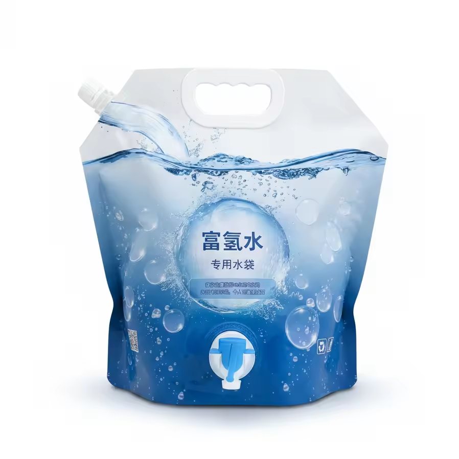 Custom Liquid Spout Pouch with Handle | 1-1000 ml Laminated Bags for Alcohol Sanitiser, Hand Wash and Perm Solution