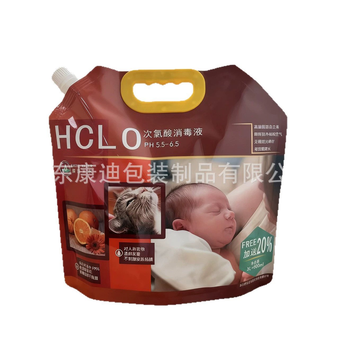 1,000 ml Hanging Tree Infusion Spout Pouch for Saplings with Needle and Rope