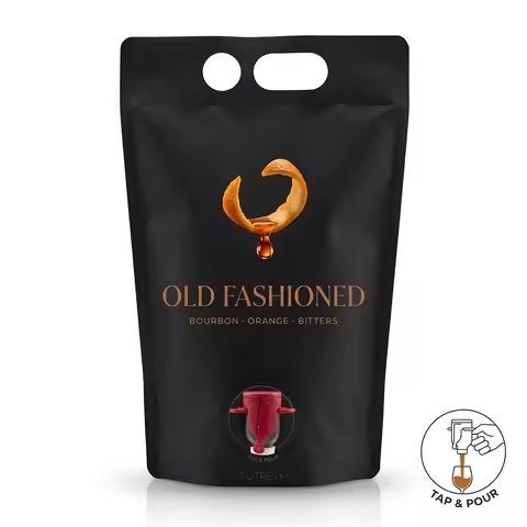 1000 ml Hangable Tree Infusion Pouch | Custom Laminated Spout Bag