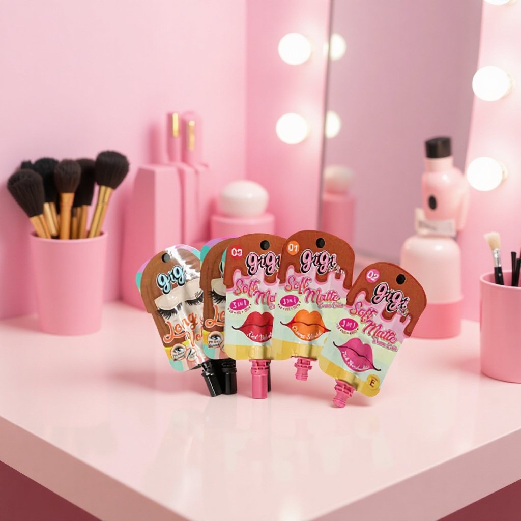 Custom Printed Foil & Metallized Laminate Pouches for Face Masks and Cosmetic Lotions