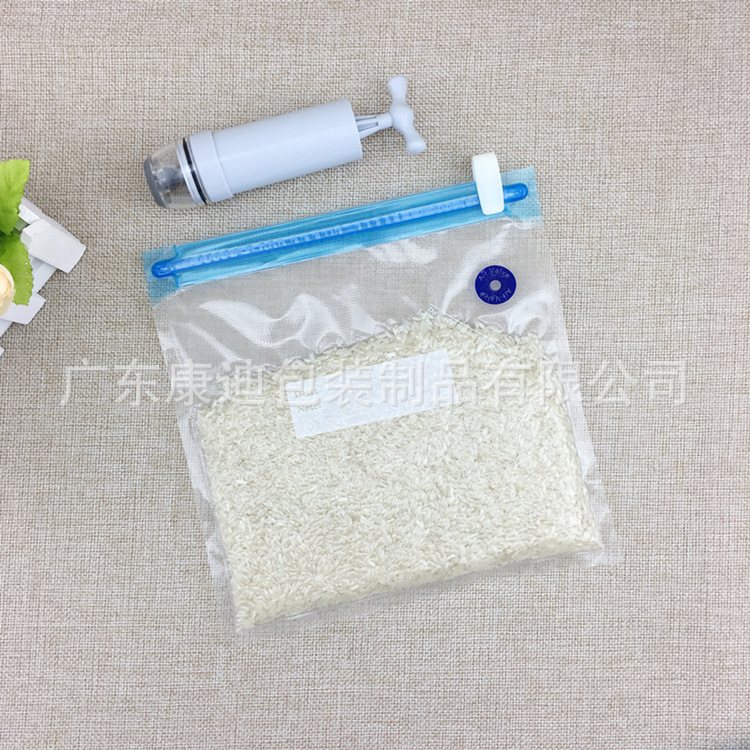 Transparent Three-Side-Seal Vacuum Pouches for Pastry and Grains | Custom Laminated Food Packaging