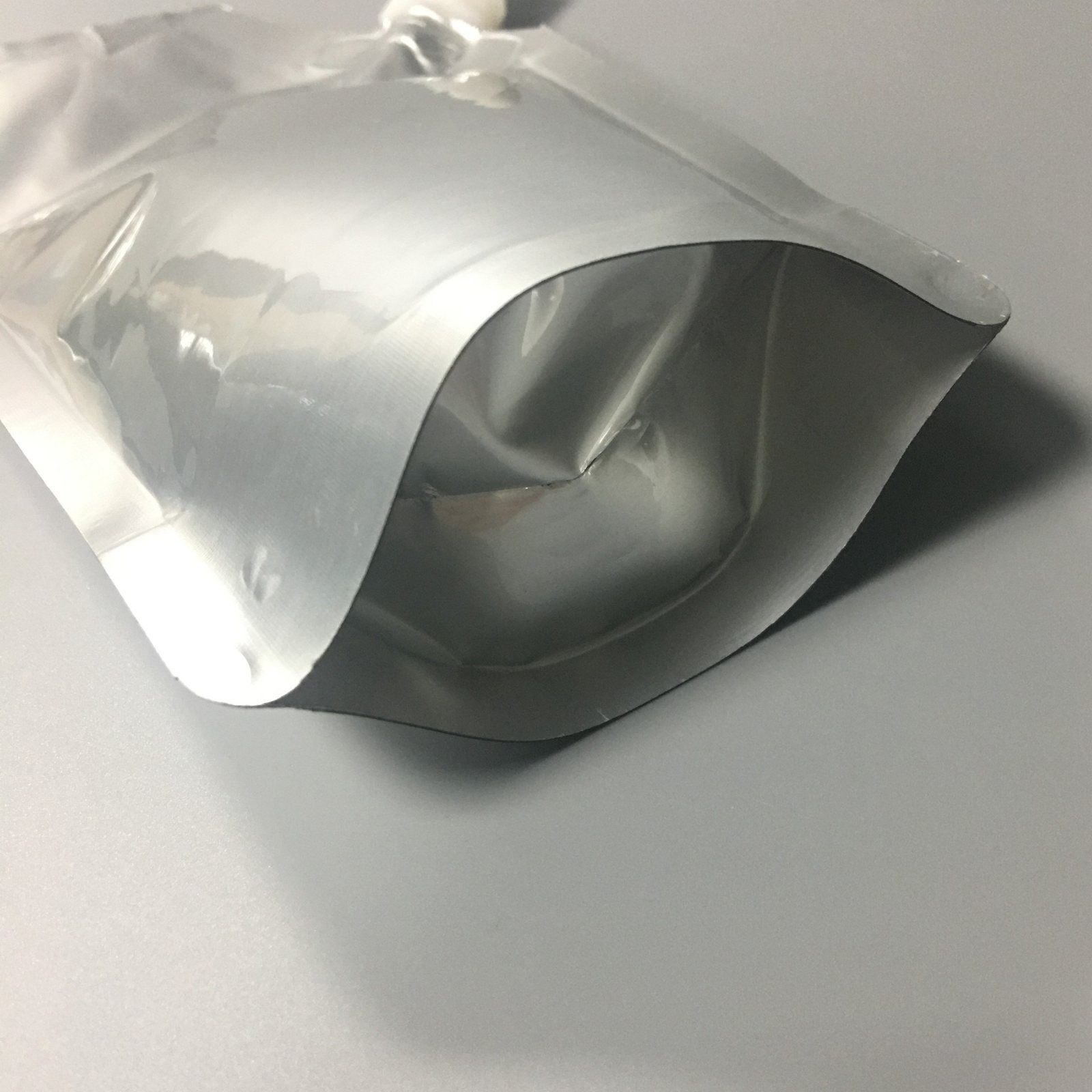 Custom Three-Side-Seal Foil & Metallized Pouch with Tear Notch for Enzyme, Granule & Powder Foods