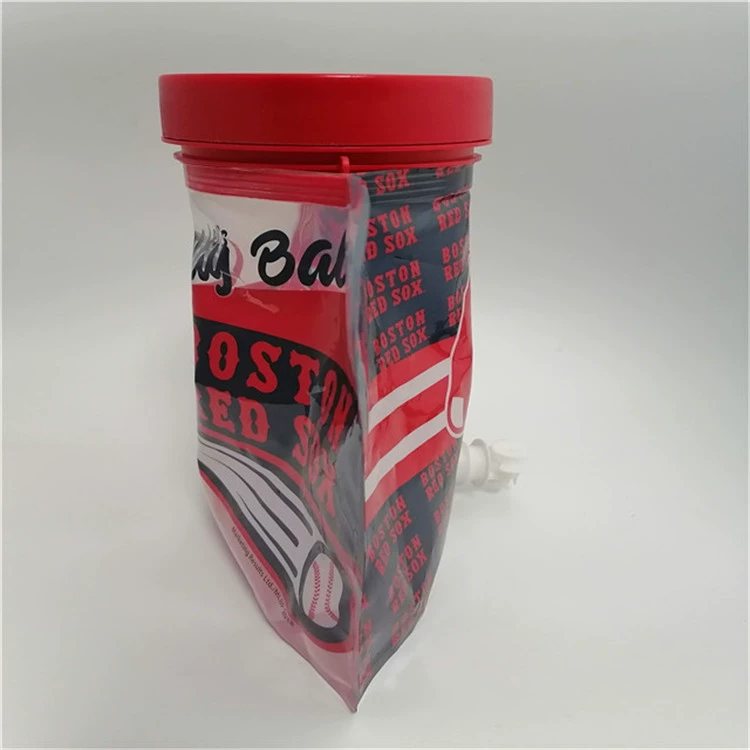 Dongguan Liquid Packaging Manufacturer | 5 L Stand-Up Spout Pouch with 33 mm Outlet Valve for Drinking Water Transfer