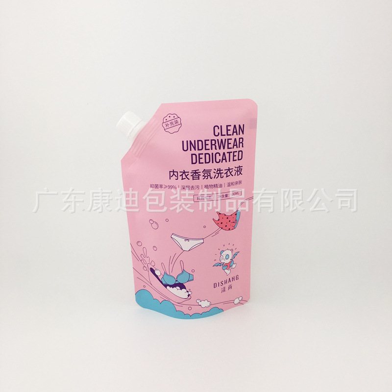 Custom Hand Soap Refill Spout Pouch | 300 ml–1 L PET/PE Personal Care Packaging