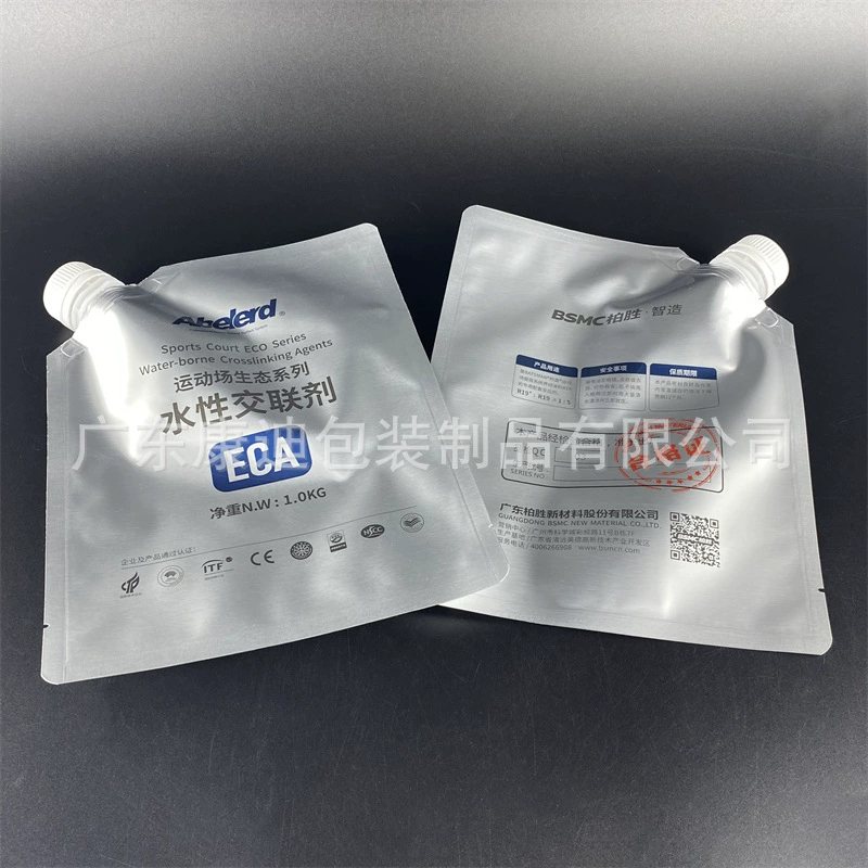 1000ml Light-Blocking Hanging Spout Liquid Pouch Bag for Humic Acid Fertilizer Filling, Food-Grade Laminate, 100ml–5L