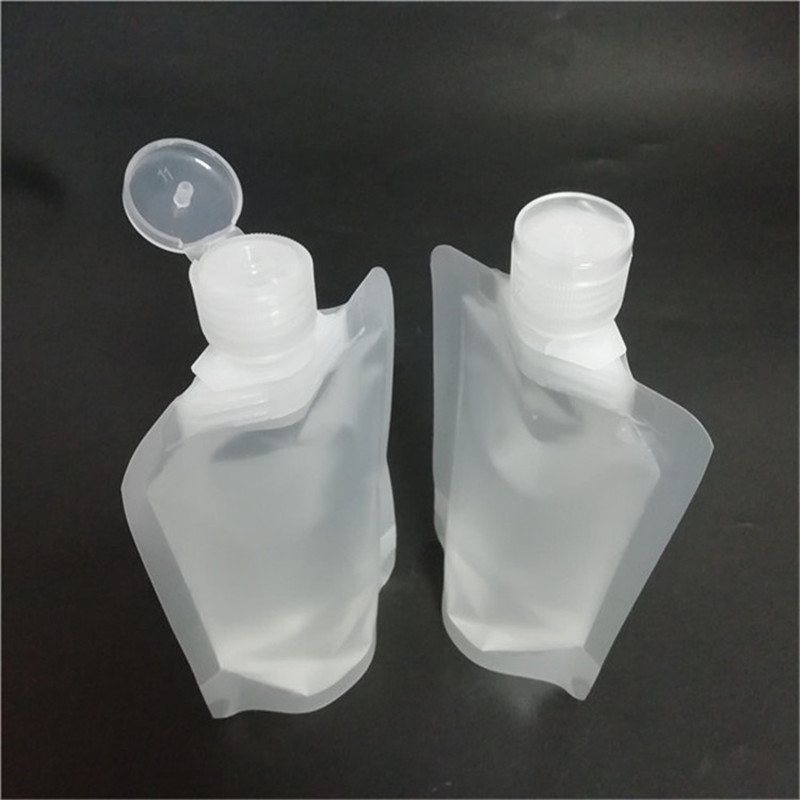Liquid Soap Packaging: 1000ml Frosted Spouted Stand-Up Pouch with Food-Grade Laminate for Baby Bath & Laundry Detergent