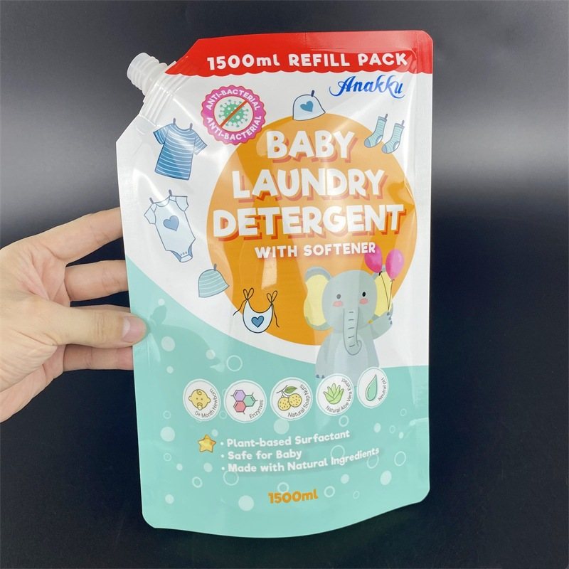 Chemical & Construction Liquid Packaging: 100ml–5L Solvent-Resistant Aluminium Foil Spout Pouches with Reinforced Seals for Tile Adhesive, Sealant & A-Component Filling
