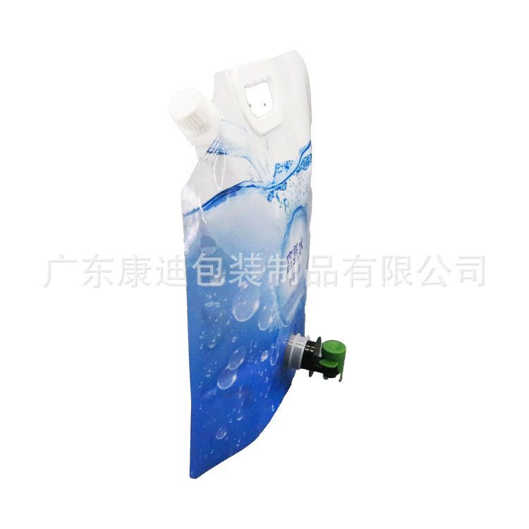 120ml Aluminum Foil & Metallized Stand-Up Spout Pouch for Personal Care Liquid Samples, Custom 100ml–5L