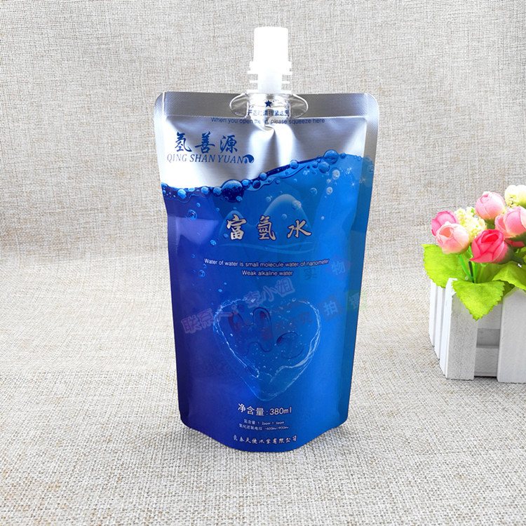 500ml Hair Oil Spout Pouch — Milky White PE Foil/Metallized Stand-Up Bag for Personal Care, 100ml–5L Custom Print