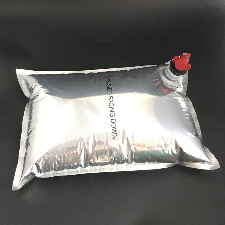 100ml-5L Food-Grade PE/EVOH Bag-in-Box (BIB) with Screw Cap Valve for Liquid Egg, Milk Tea & Coffee Concentrate Transfer