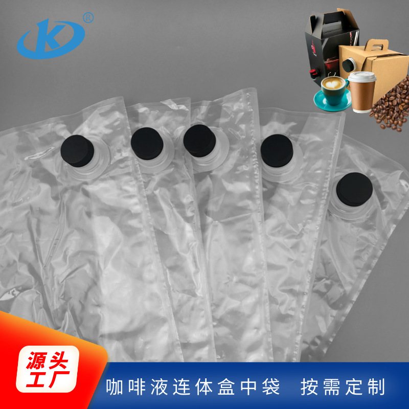 10L Liquid Transport Bag-in-Box for Juice, Syrup & Mineral Water, Metallized High-Barrier BIB with Dispensing Valve and 5L–20L Sizes