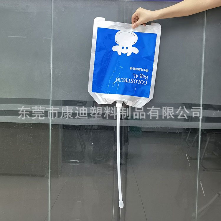 Livestock Packaging: 500ml–5L Food-Grade Co-Extruded PE Colostrum Spout Pouch with Stand-Up Design for -18°C Freezing & Calf Feeding
