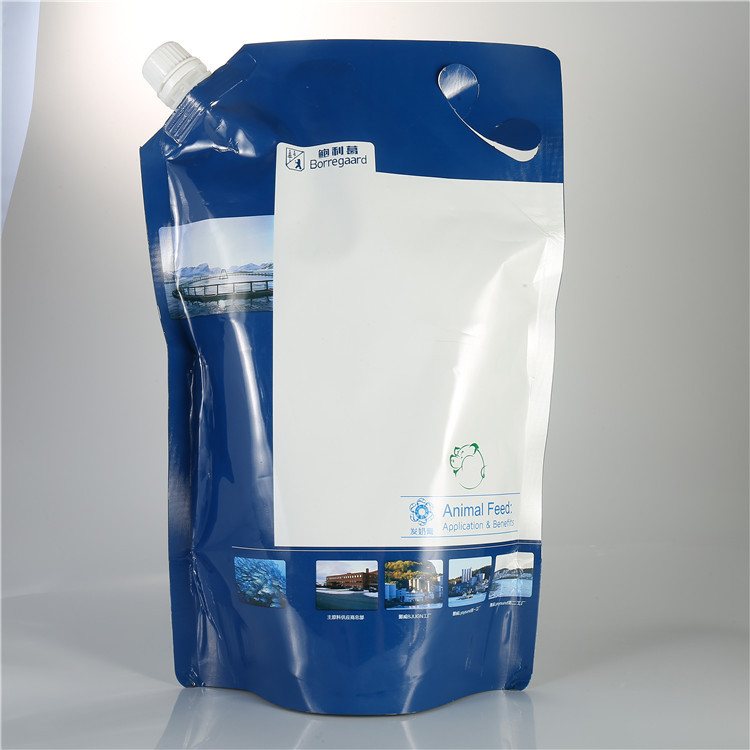 Liquid Packaging: PET/PE 100ml–5L Butterfly Valve Double Stand-Up Pouch with Carry Handle & Double Zipper for Rice Wine & Juice