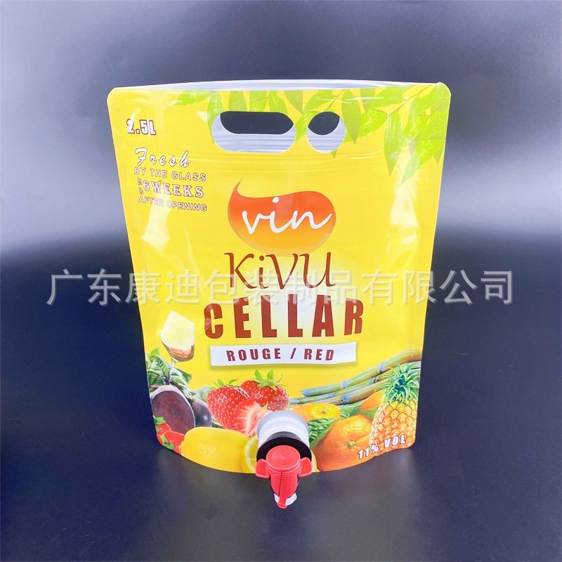 5L–25L Butterfly Valve Bag-in-Box for Juice, Oil & Sauce Liquid Storage & Transport, Multilayer Laminated Pouch with 1–8 Colour Printing