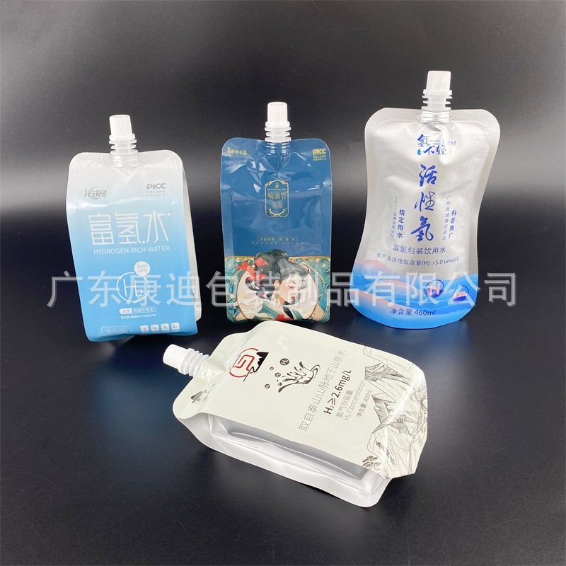 Liquid Packaging: 100ml–5L Custom Gravure-Printed Aluminum Foil High-Barrier Double Stand-Up Pouches with Spouts or Valves for Wine & Juice