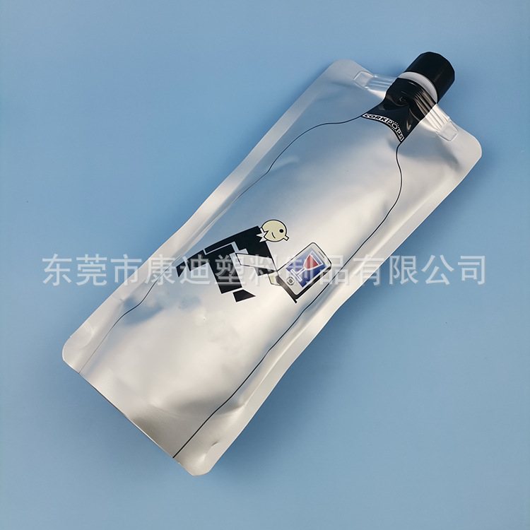 Laundry Detergent Packaging: 500ml Spout Stand-Up Pouch with Milky White PE, Acid & Alkali Resistant