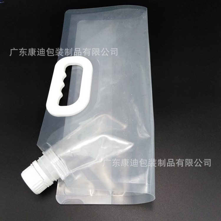 100ml–5L Double Stand-up Large-Bore Spouted Pouch with Three-Side Seal for Catering Sauce Delivery, Food-Grade Laminate Customization