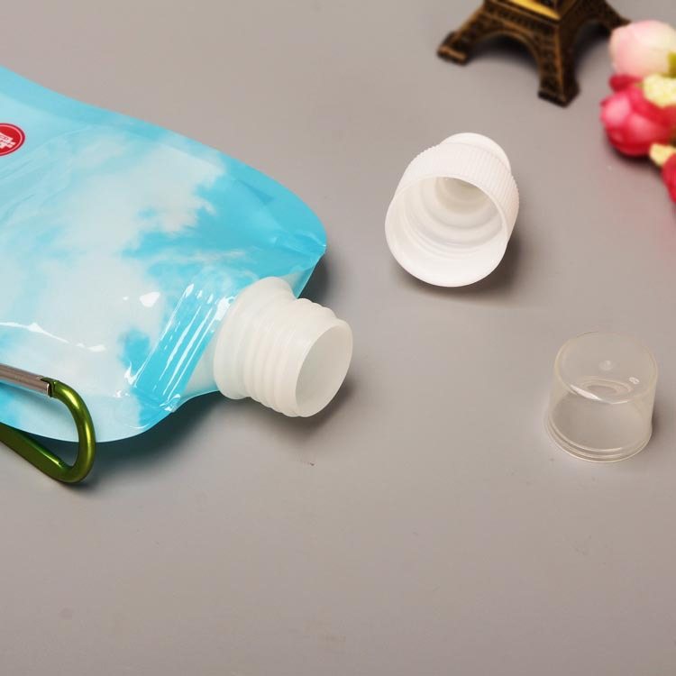 Matte Laminated PET/AL/PE or PET/NY/PE Double Stand-Up Spout Pouch — 100ml–5L Flip-Top Liquid Packaging for Hand Sanitizer Gel & Alcohol Disinfectant