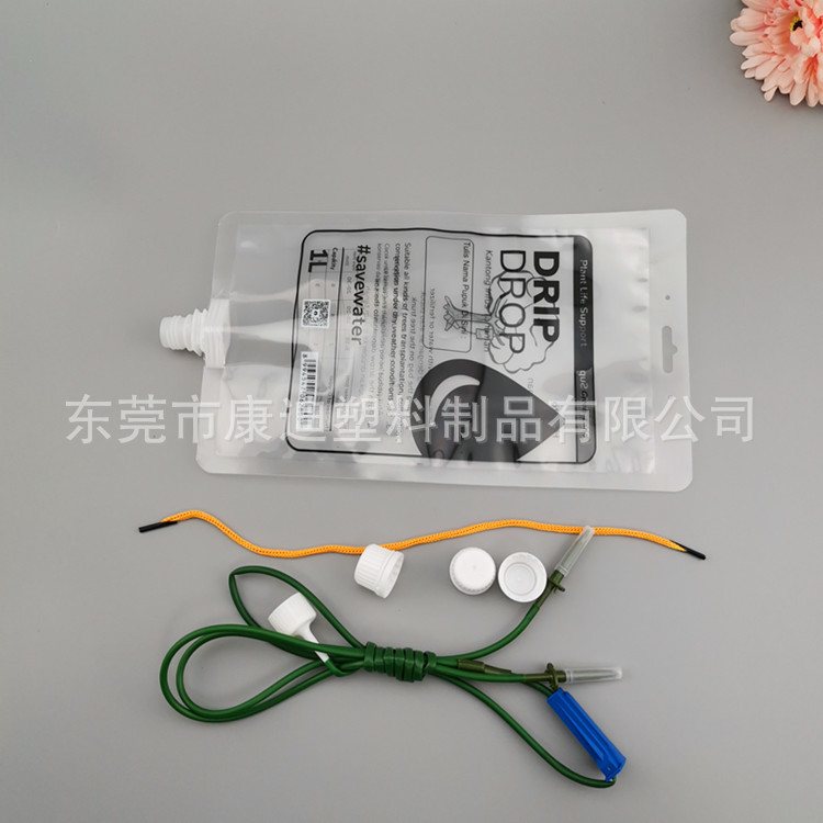 Sterile Liquid Packaging: Custom 500ml Glossy Stand-Up Spouted Pouches in Food-Grade Laminated Film