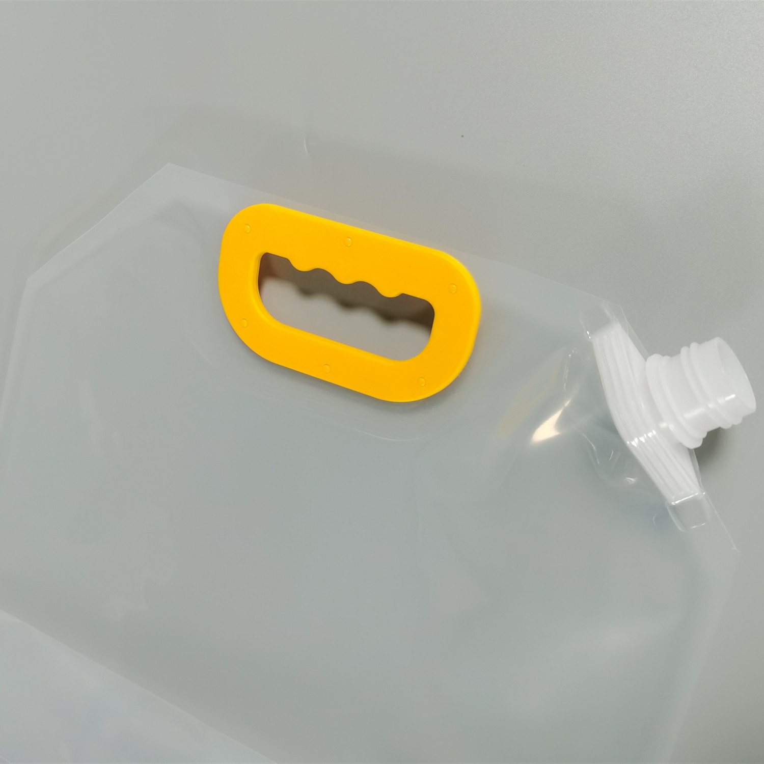Sauce Packaging: 100ml–5L Wide-Mouth Double Stand-up Spout Pouch with Food-Grade Laminated Film, Custom Printing & Spout Options