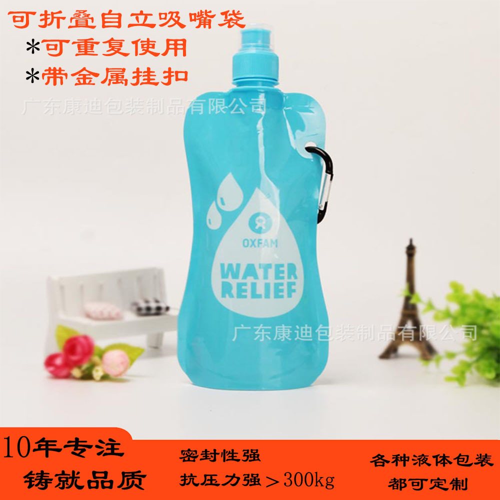 100ml–5L Clear Stand-Up Spout Pouches for Liquid Refills — Food-Grade PET/PE & PA/PE Laminated, 1–8 Colour Custom Gravure Printing