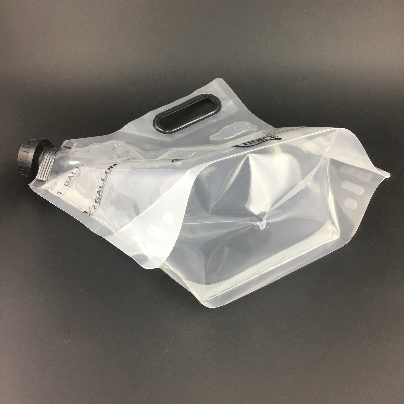 5KG Food-Grade Laminated Double Stand-Up Spouted Pouch — Custom Three-Side Seal Clear Liquid Packaging for Syrup & Soy Sauce