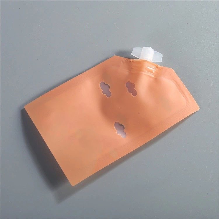 Liquid Packaging: 100ml–5L Clear Double Stand-up Spouted Pouches with Freezer-Safe Multi-Layer Film for Juice, Soy Sauce & Oil