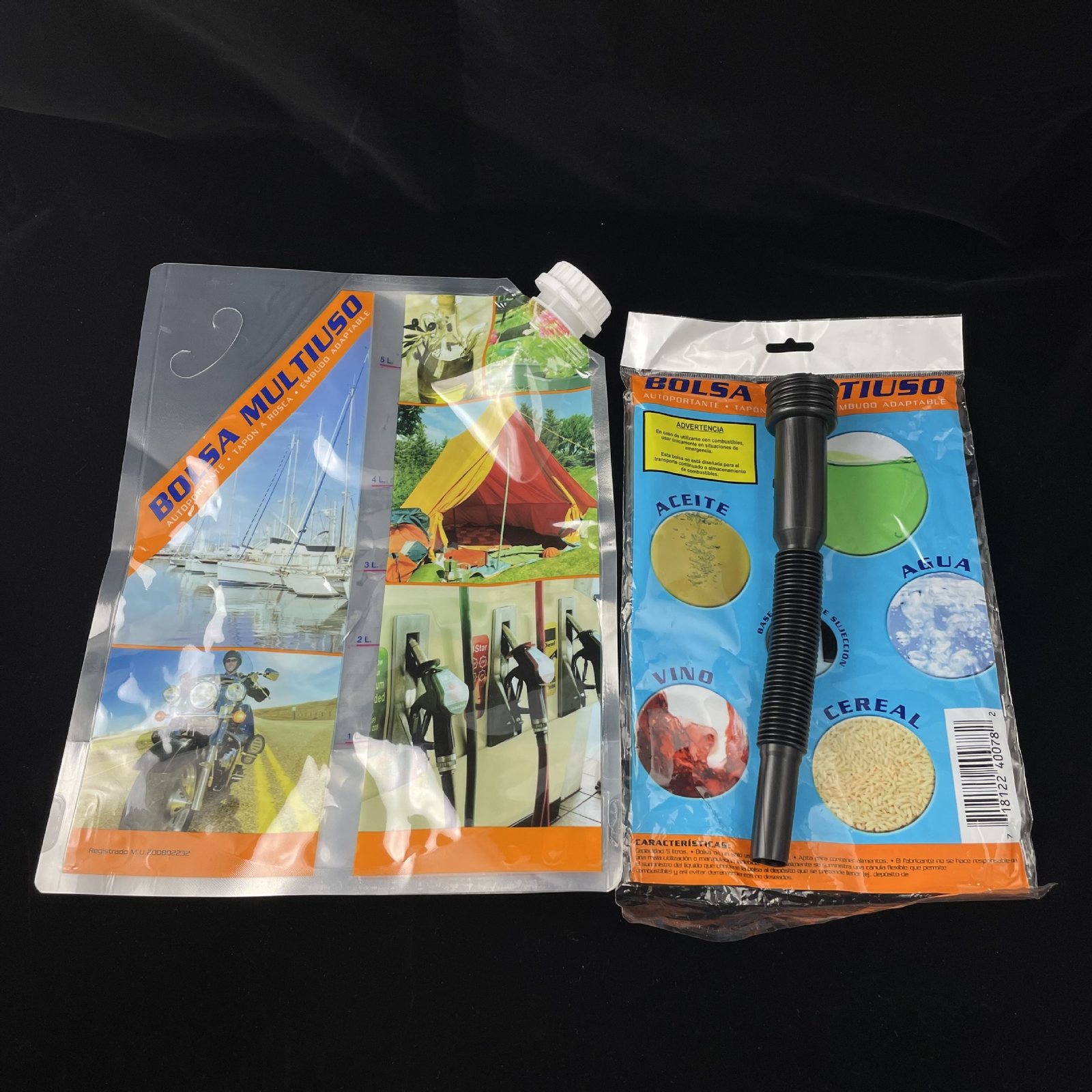 100ml–5L Stand-Up Spouted Pouches for Detergent and Hotel Toiletry Sample Packs