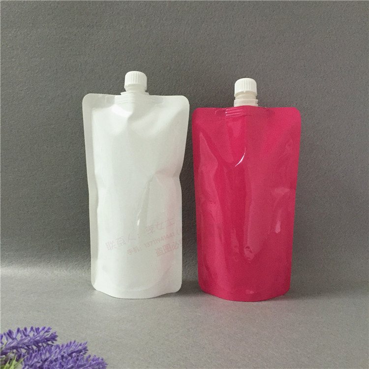 Multilayer Corrosion-Resistant Double Stand-Up Screw-Spout Pouches for Hair Dye & Perm — 100ml–2L, Custom Sizes, 1–8 Colour Printing