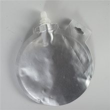 Alcohol Hand Sanitizer Packaging: 800ml PET/NY/PE Liquid Pouch Bag with Silicone Tube & Drip Pump Spout, 100ml–5L