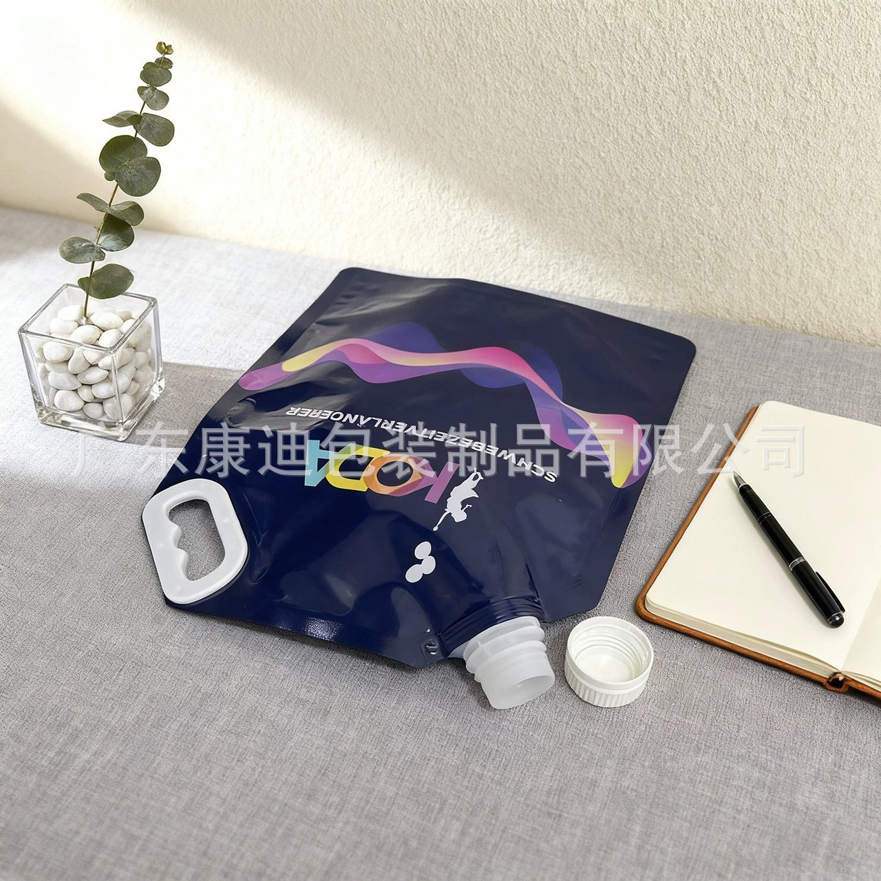 Liquid Pouch Bag Supplier | PET/PE, PET/AL/PE, NY/PE 100ml Flip-Top Spouted Pouch for Hand Sanitizer Gel and Body Wash, Custom 80ml–5L