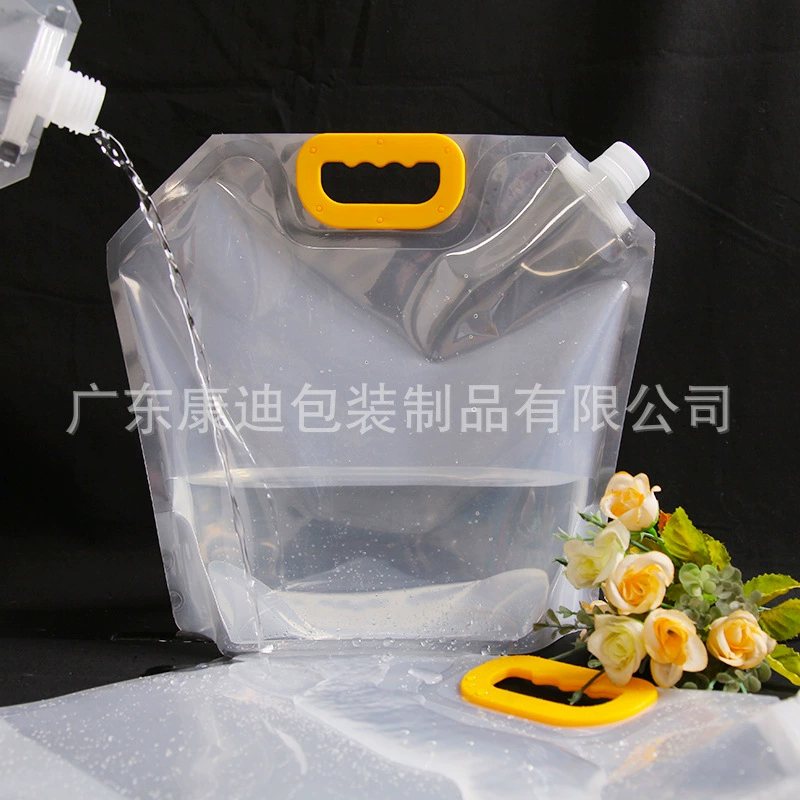 Water Sample Testing Packaging: 250ml–500ml Water-Level Marked PE-Laminated Liquid Sampling Bags with Clear Volume Scale for Wastewater & Lab Collection