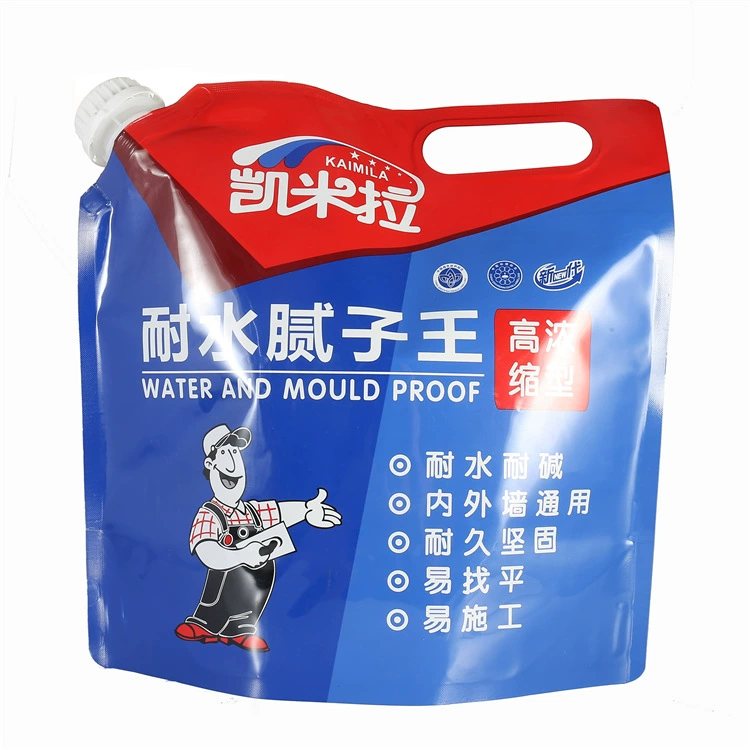 2500ml Corrosion-Resistant Couplant & Disinfectant Liquid Pouch — PET/NY/PE Stand-Up Spout Bag with Nozzle Options for 100ml–5L Filling