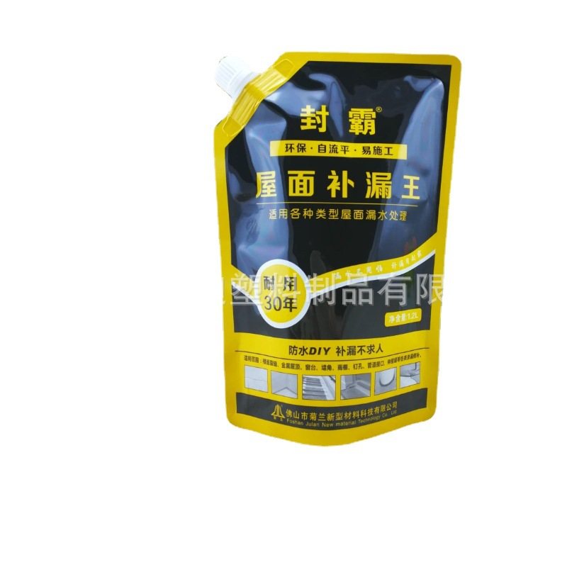 Construction Adhesive Packaging: 250ml Corrosion-Resistant Aluminum Foil & Metallized Stand-Up Spout Pouch, 100ml-5L