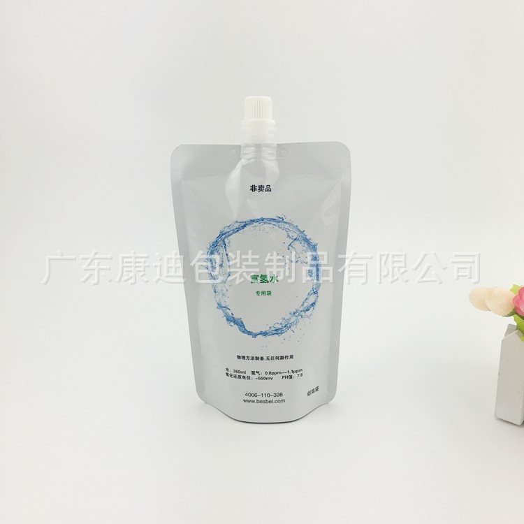 100ml–5L Food-Grade Foil & Metallized Spouted Stand-Up Pouch for Cream and Fresh Milk Filling, Custom Packaging